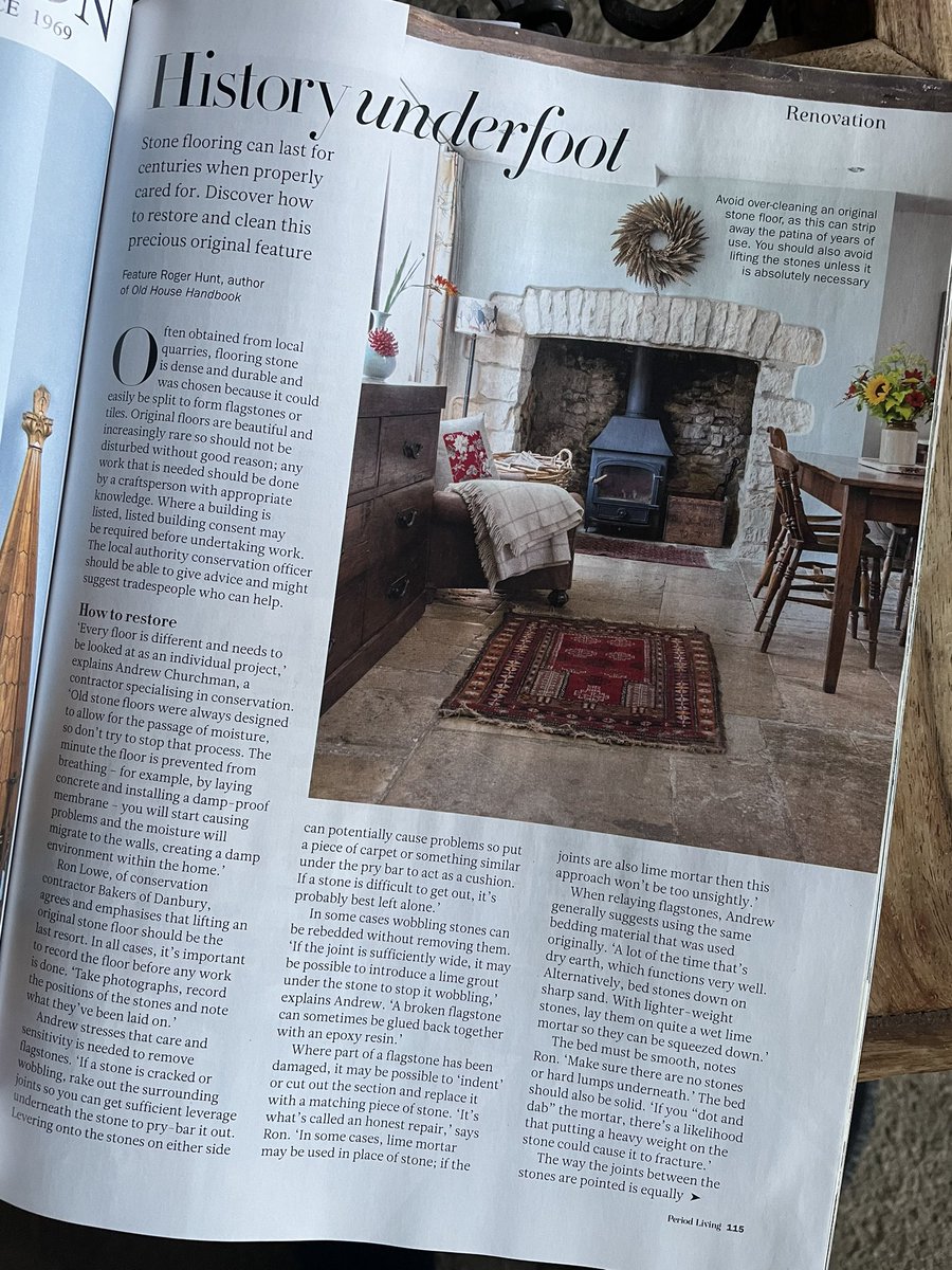Churchman_A's tweet photo. Proud to be featured in the July issue of Period Living Magazine🤩Huge thanks to @huntwriter #stone #stoneflooring @PeriodLivingMag https://t.co/6qUfvTmDGt