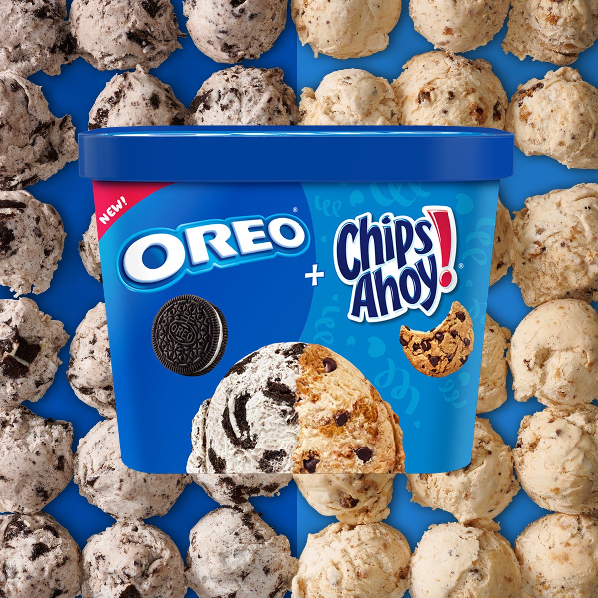 Oreo's tweet photo. Two flavors are better than one ❤️🍨 Happy #NationalBestFriendDay from @oreo and @chipsahoy! https://t.co/atxnFBdBXc