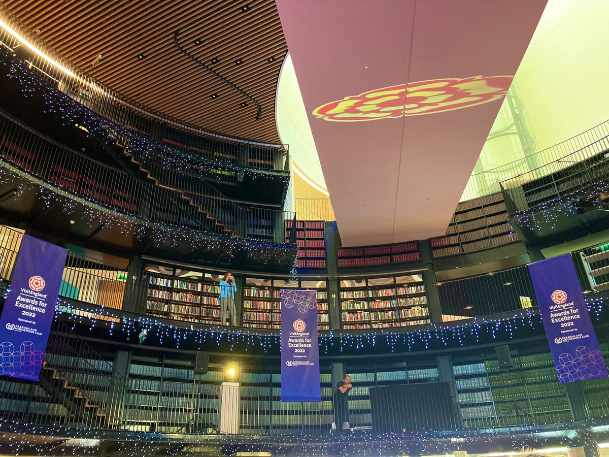 Abra Dunsby-Sircana (@abradunsbys) on Twitter photo Cool venue <a href="/LibraryofBham/">LibraryofBirmingham</a> for tonight’s <a href="/VisitEngland/">VisitEngland</a> Awards for Excellence this evening. And we’re up for an award! 🤞🏼🙌🏼 Cool venue <a href="/LibraryofBham/">LibraryofBirmingham</a> for tonight’s <a href="/VisitEngland/">VisitEngland</a> Awards for Excellence this evening. And we’re up for an award! 🤞🏼🙌🏼