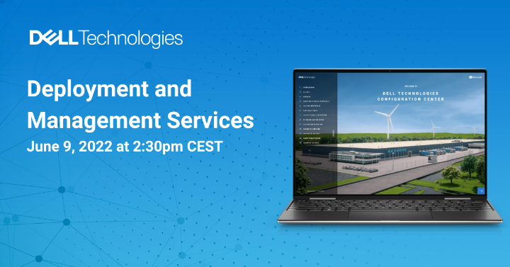 PhippsDB's tweet photo. Dell #TechTalks are back on June 9 to look at “Modern Deployment and Managed Services."

We'll explore our Configuration Center in the Netherlands &amp; explain how we can support you with best practices for modern provisioning &amp; endpoint management. 

🖱️https://t.co/7DxIoqLaBm https://t.co/OeouwH77T6