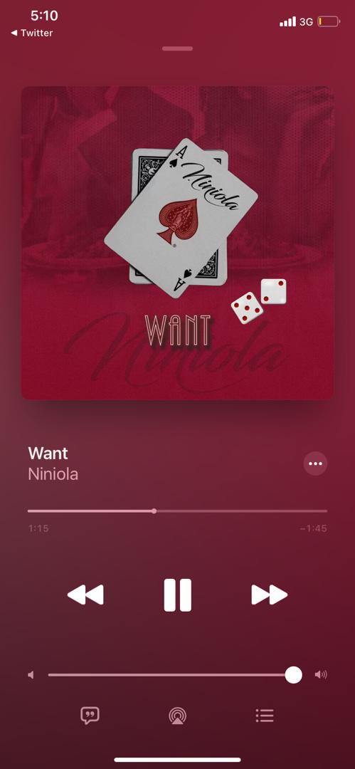 kceeszn's tweet photo. .@officialniniola just dropped an exceptional amapiano record you should have on your playlists. 🔥 

listen to ‘WANT’ here ~ https://t.co/RVpsoiRyKh
#NiniolaWANT https://t.co/OqEHbOFUIO