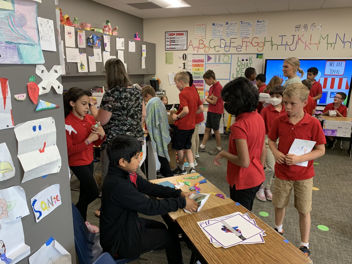 💵 Super cool to see all of the hard work our 3rd grades put in to their Small Business projects.   
💪 Great ideas, products, and sales pitches!  Nice work 3rd graders.