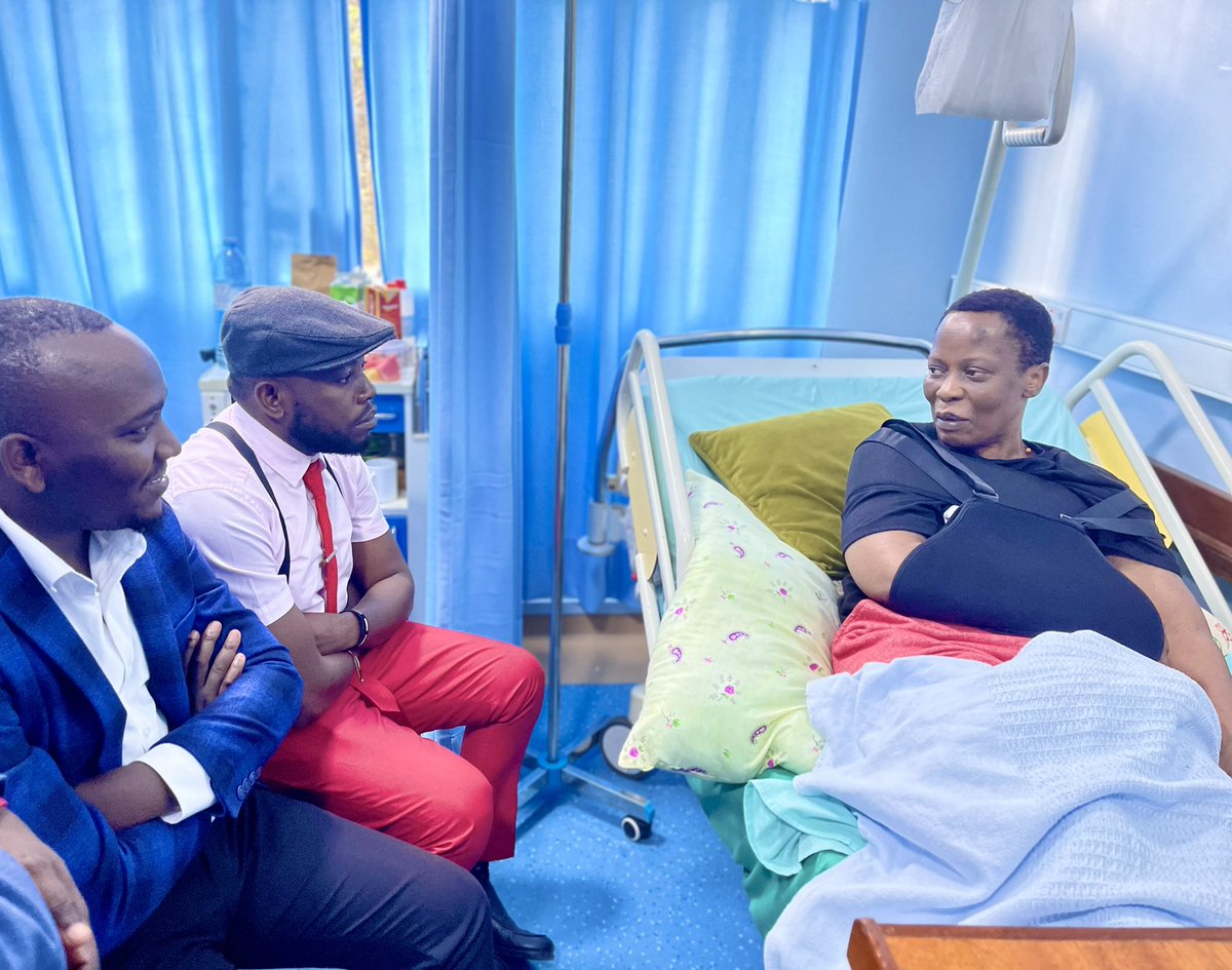 Godie_luyos's tweet photo. Quickest recovery Madam Teacher &amp; Our Elder Hon @Nambooze_B_B 
We pray for deliverance, and submit that no healing is too hard for the Lord, if it be His will🙏🏼

#QuickestRecovery https://t.co/KYsX8w9Pc9