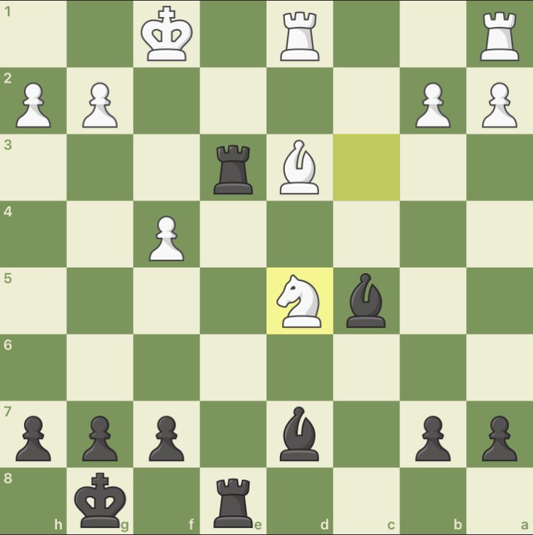 wmiltti's tweet image. Had a quick look over a previous opponent’s games - quite a nice finish in this one (Black to play)