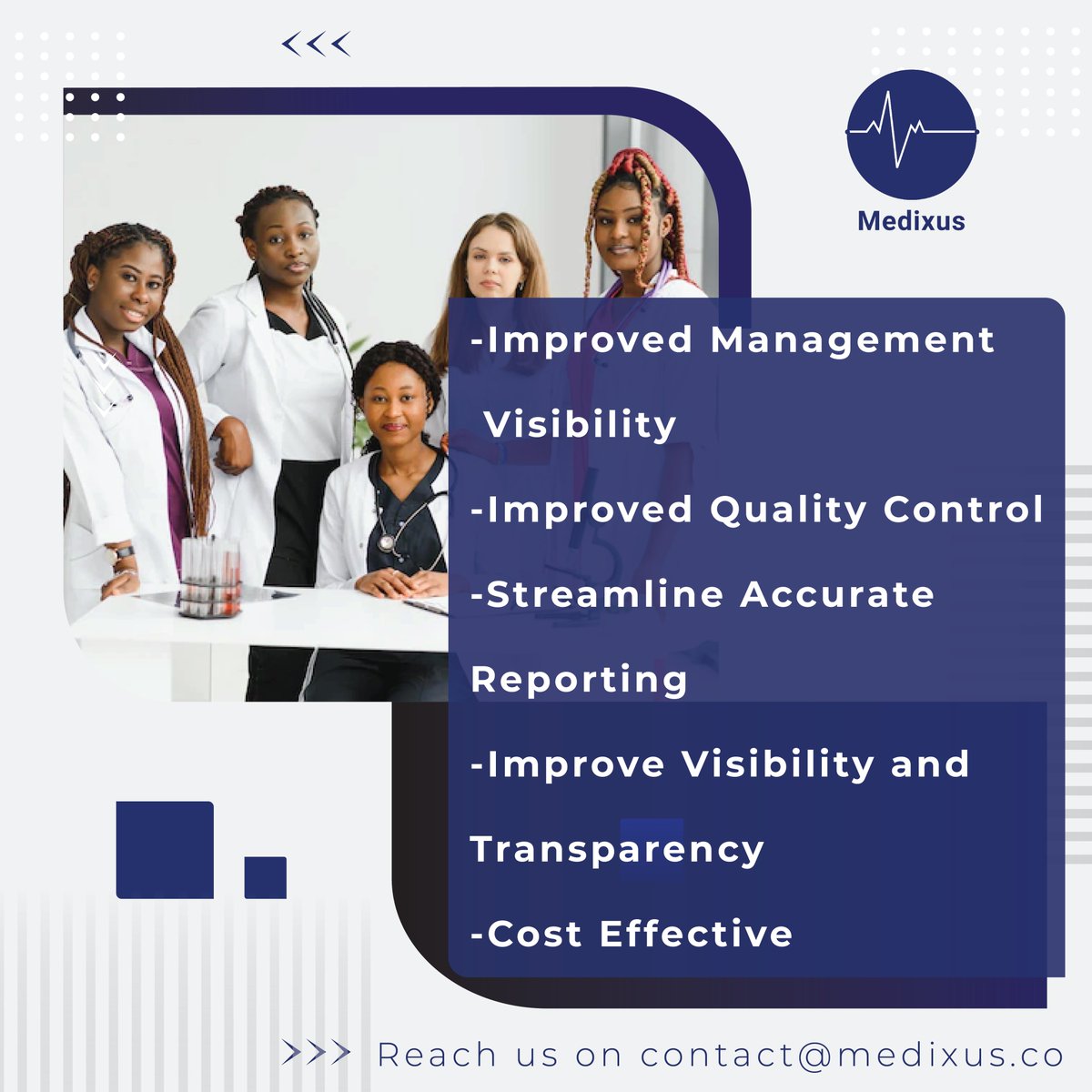 Do you know why your facility needs Medixus?

#wearemedixus #betterpatientoutcomes #visibility #transparency