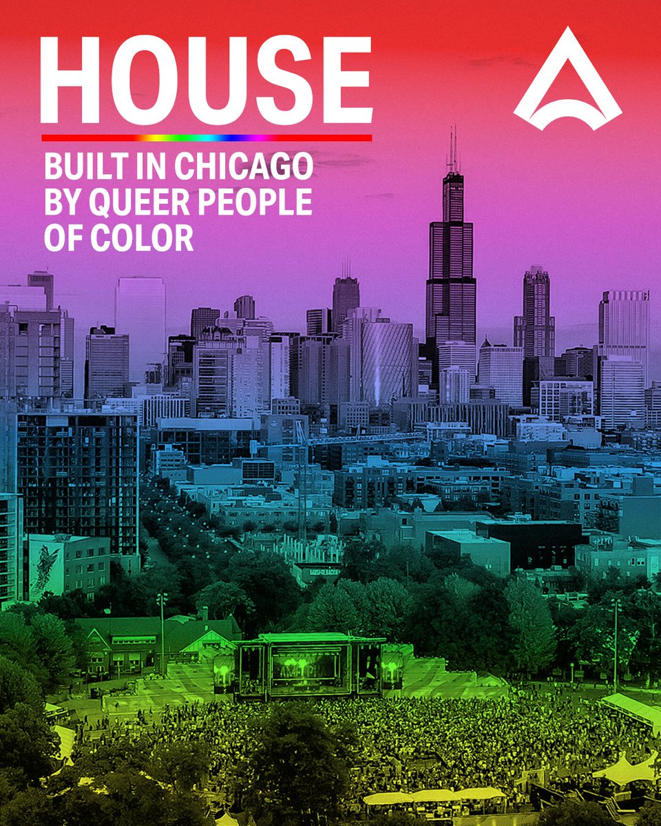 Your reminder that House was built in Chicago by queer people of color as we celebrate PRIDE all month long 🏳️‍🌈