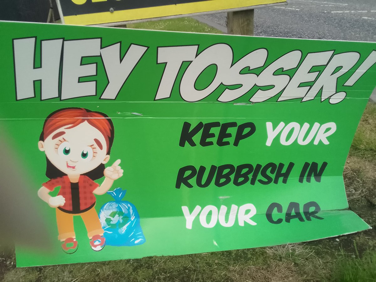 Hey Tosser!!
We love this anti-littering sign in Meigh, Newry raising awareness of car litter 😆
@nmdcouncil @KeepNIBeautiful #dontbeatosser #LiveHereLoveHere