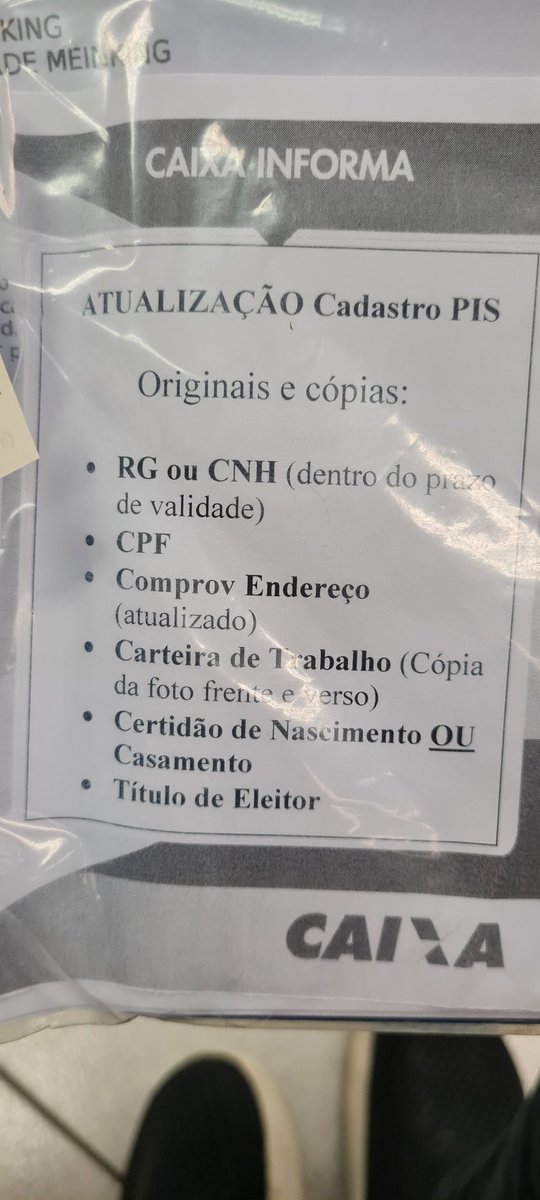 hmeinking's tweet photo. @Caixa pq tanta burocracia? Não podia ser pelo app? https://t.co/YQF2Z2FdNe