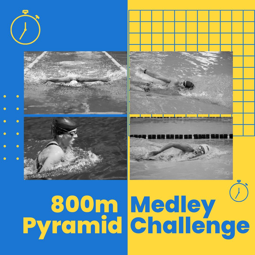 Check out the new medley challenge at vmeetswim.com!

Currently Ethan Allpress &amp; Amelia Mardel hold the fastest times! They swam the 800m in 11:09:00 and 11:44:00 respectively! Very well done, can anyone go faster? Enter for free now!