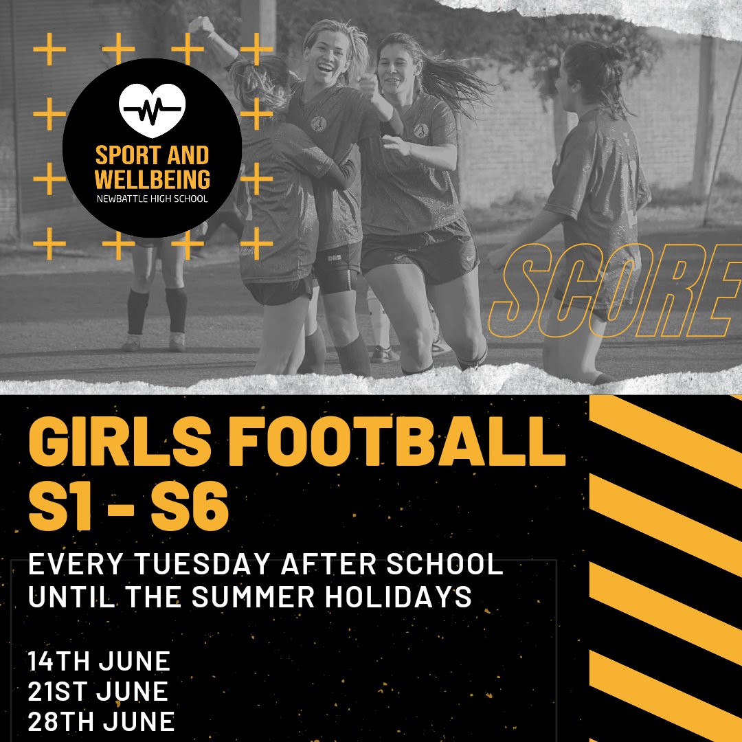 ⚽️⚽️ GIRLS FOOTBALL IS BACK ⚽️⚽️

Speak to <a href="/MissRussellPE1/">MissRussellPE</a> if you have any questions❗️