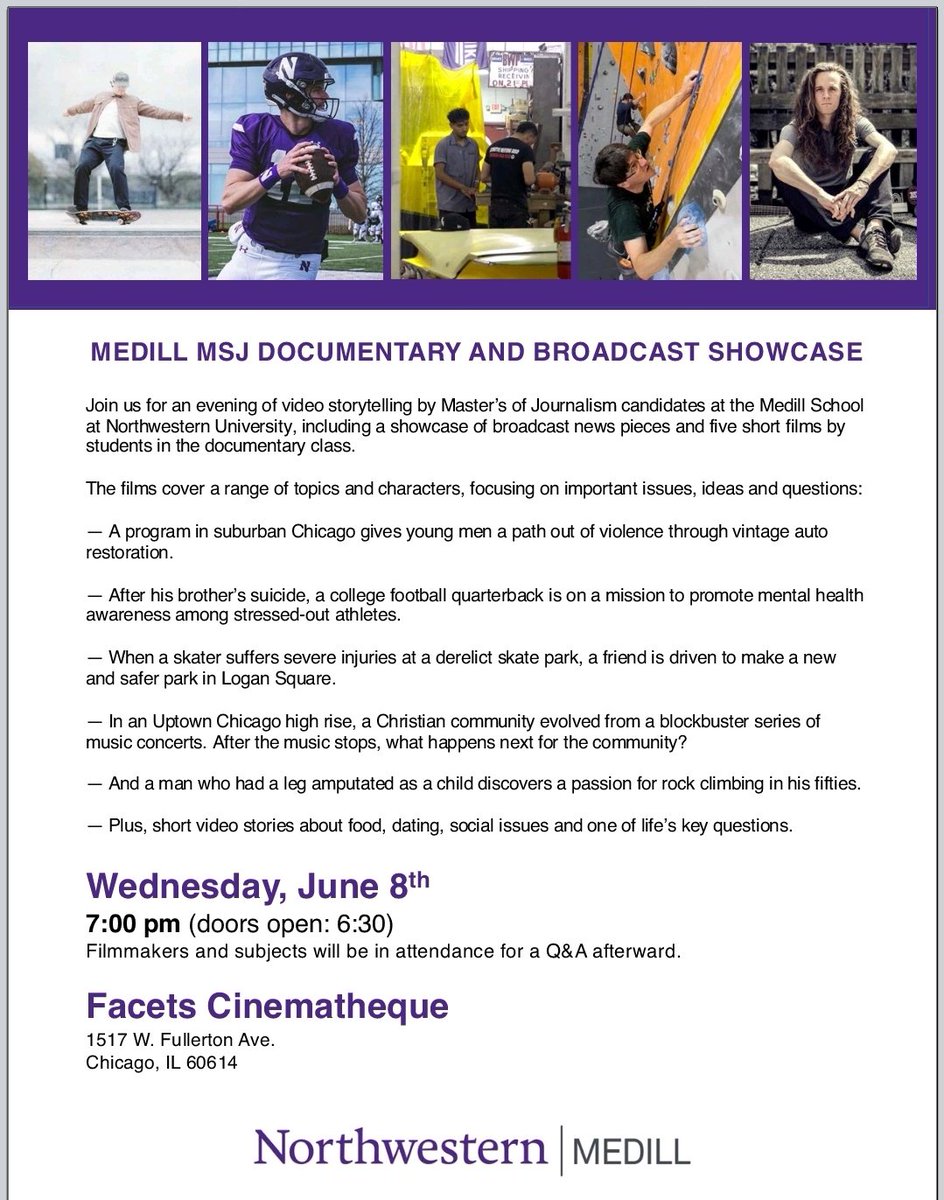 If you're not doing anything this evening, you should totally come watch! It's been an amazing quarter working with amazing people to create an even more amazing documentary 🙌 <a href="/mac_coffman/">MacKenzie Coffman</a>