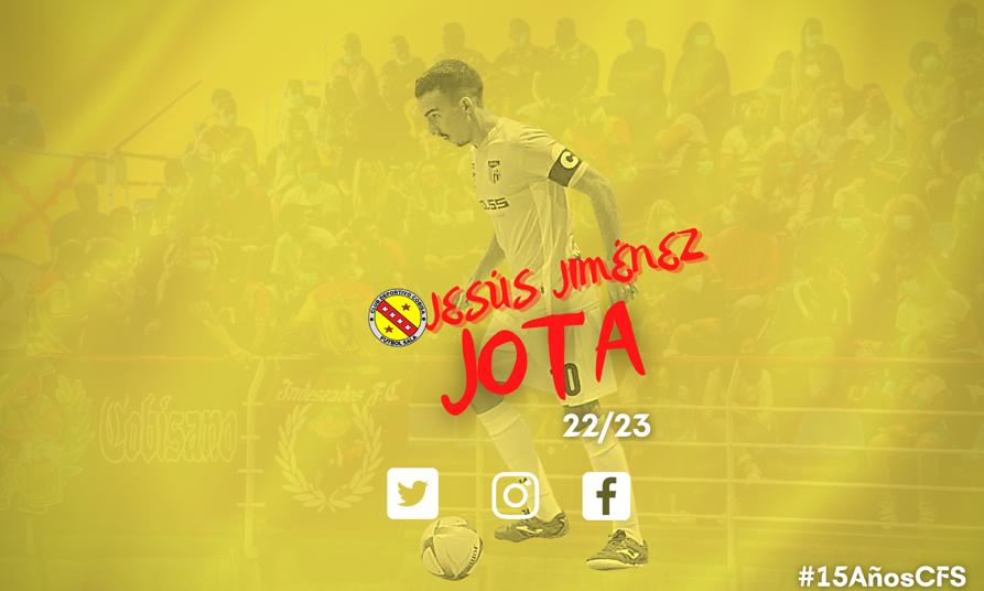 [ CLUB ] Temp. 2022/2023 💛❤💛

✅🆕 Fichaje: Jesús Jiménez "Jota" 
✈️ ALA
1️⃣ Temporada

Fichaje 🔝 Balón de Oro CLM 2017,  trayectoria en Talavera, Inter Movistar , Playas de Castellón, Lazio ( Italia ) y SSV entre otros

!! Bienvenido Jota !!

#VamosCobisa
#15AñosCFS 
 📸👇