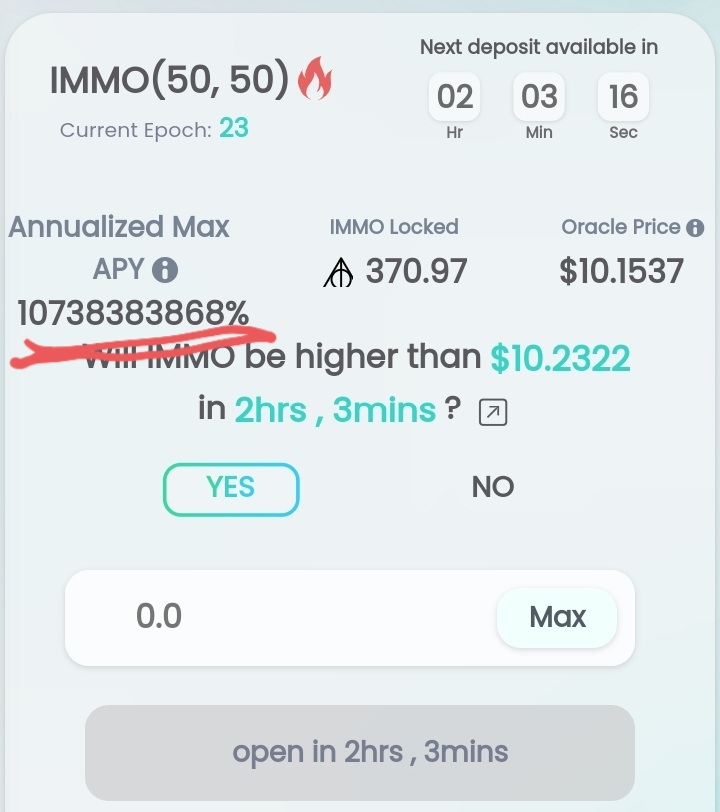 One of the most helpful things that #Immortals can do with their staked #Immo is to leverage a risk management protocol like <a href="/entropyfi/">Entropyfi (50,50)</a>
which offer minimized risk and a sizable large rebase on accurate market prediction
#EntropyfiXCelo #Defi #Celo #PredictionMarket #CeloDefi