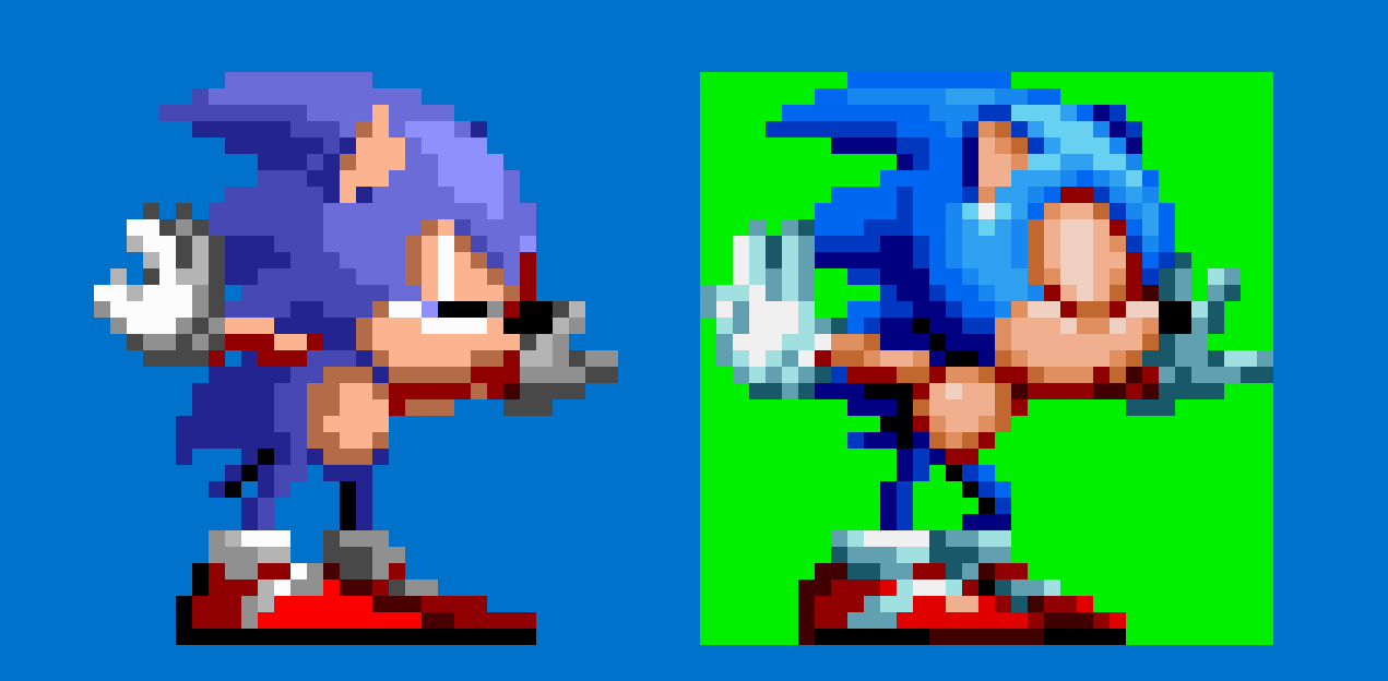 AudioReam on X: I did a Sonic 1 Version of one of Sonic's Sprites