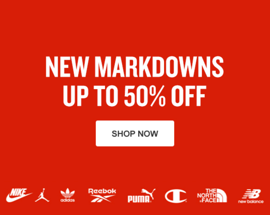 SOLELINKS on Twitter "Ad Fresh markdowns Up to 50 off select styles