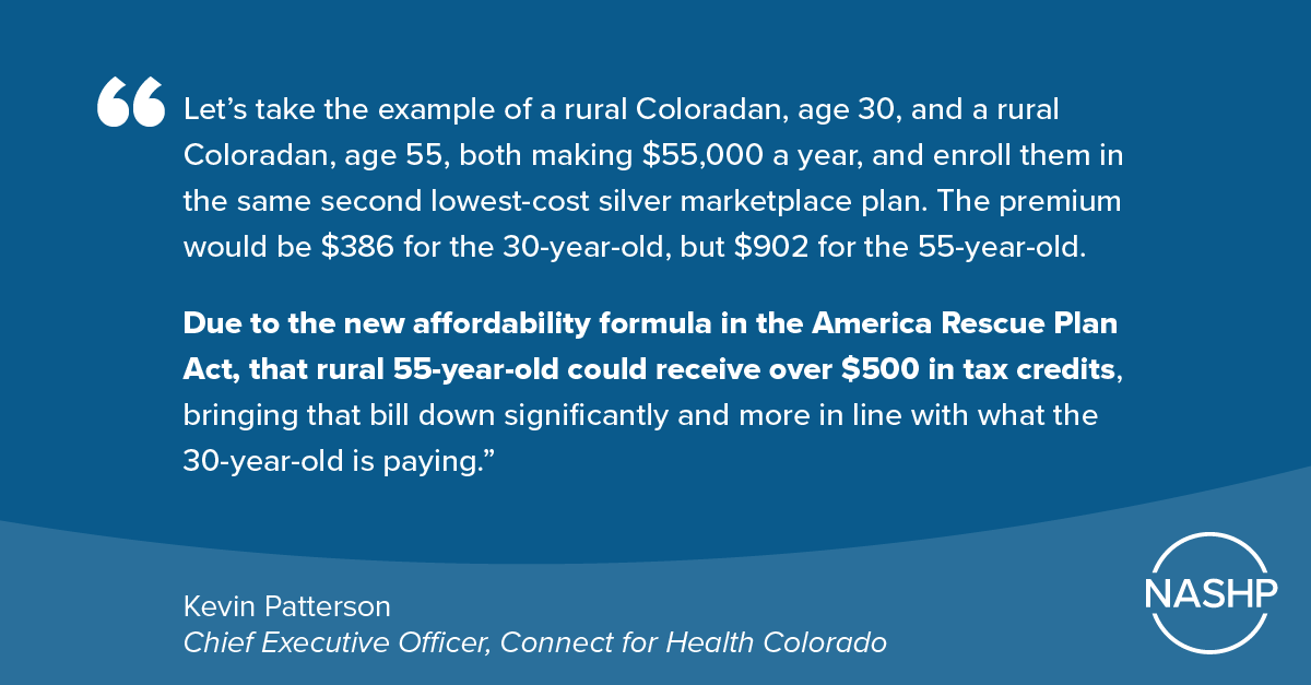 misplacedsox's tweet photo. A6: Impacts may be especially felt by older adults (55+) who saw marked benefits from the #ARPA tax credit expansions. Take this example shared by 
@knp5280 of  @C4HCO (via @NASHPhealth) #WellnessWed https://t.co/MDSHCcVktZ