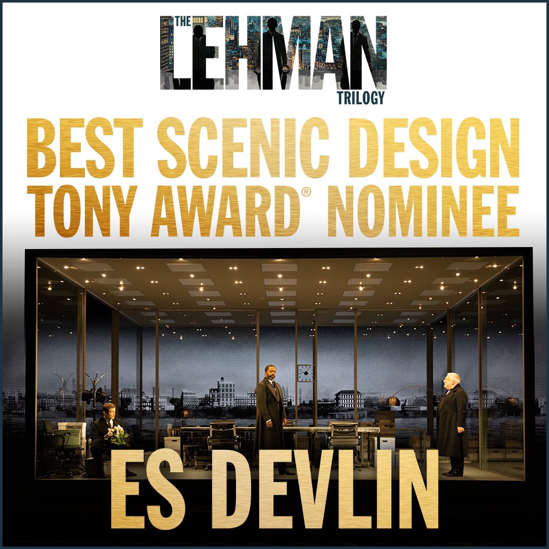 Critics called the set of The Lehman Trilogy “magnificent,” “supremely chic,” and “instantly iconic.” And it’s all thanks to our Tony-nominated scenic designer, Es Devlin.