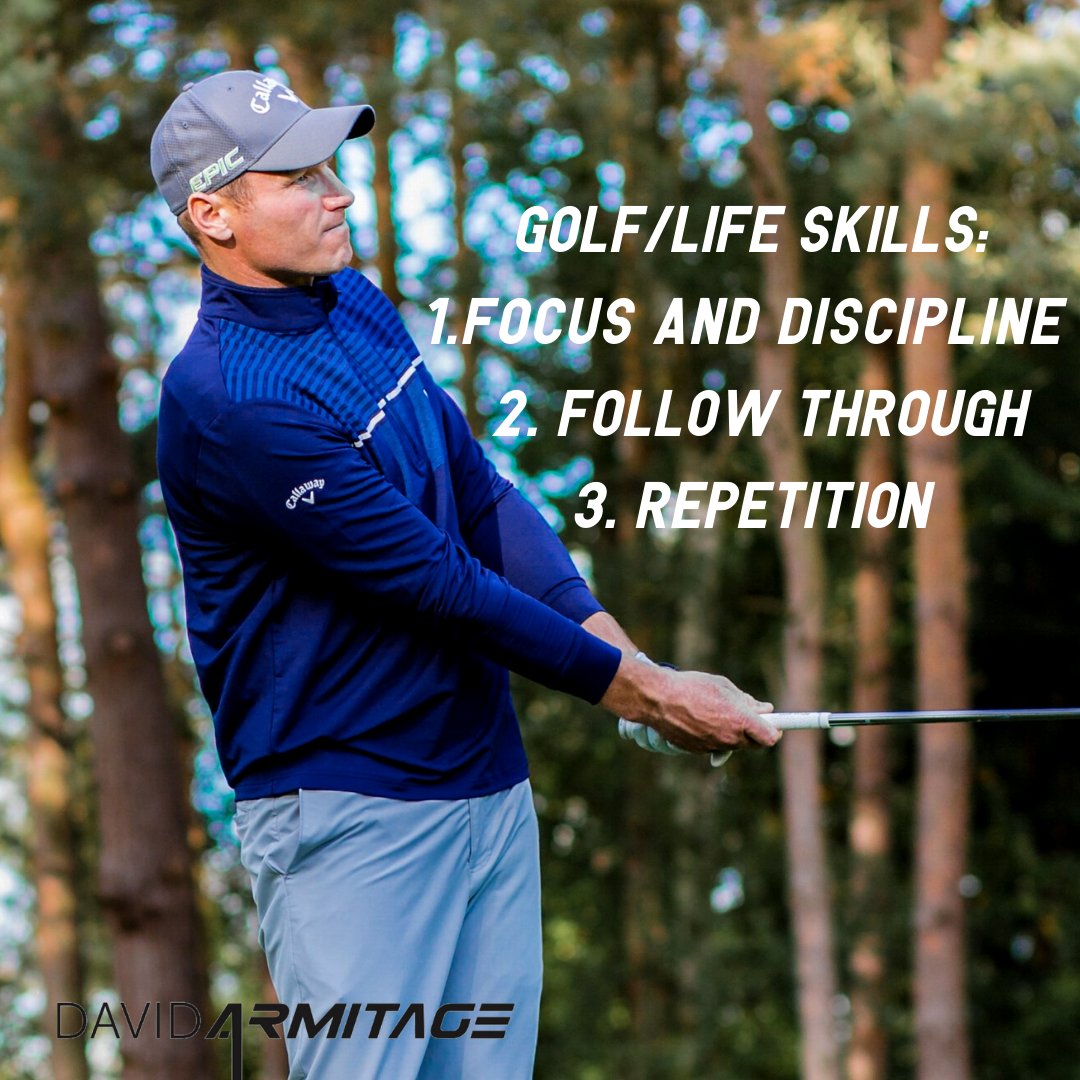 The lessons we learn on the golf course carry to all things in life. Your dreams require follow through and making them possible requires focus, discipline and good repetition! 

What are some of the biggest lessons that you have learned on the golf course? Let me know!