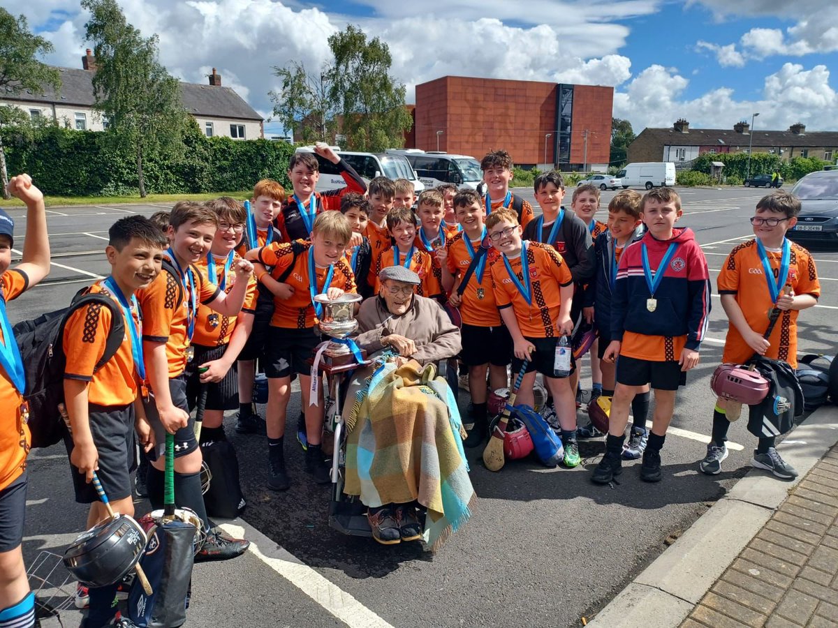 St. Brigid's GAA (@stbrigidsgaa) on Twitter photo St Brigid’s Tommy Phelan proudly pictured with his grandson Oisin Mullins and his schools <a href="/CnmbDublin/">CnmB Dublin</a> final winning team in Croke Park today. Tommy played on the 1958 Intermediate winning team for St Brigids St Brigid’s Tommy Phelan proudly pictured with his grandson Oisin Mullins and his schools <a href="/CnmbDublin/">CnmB Dublin</a> final winning team in Croke Park today. Tommy played on the 1958 Intermediate winning team for St Brigids