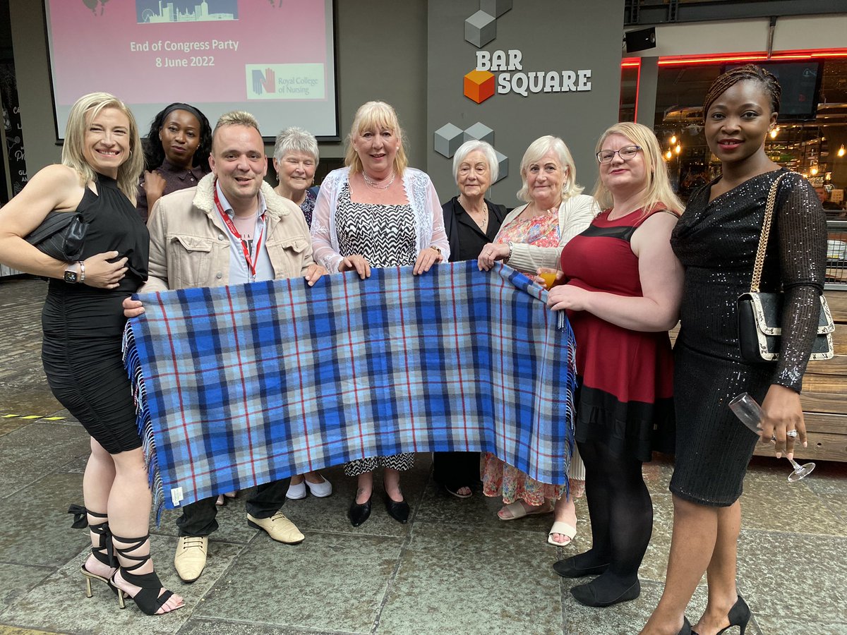 Rocking the fabulous nurses tartan at #RCN22 🥰 @ProfessorAisha <a href="/ZebaArif/">Zeba Arif</a>