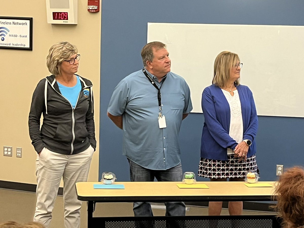 muskegonctc's tweet photo. We are happy and sad all rolled into one today as we bid farewell and send best wishes to our soon-to-be retirees today. ๐ฅณ๐๐ฅฒ #midweekpeek https://t.co/3c3mNtjFo6