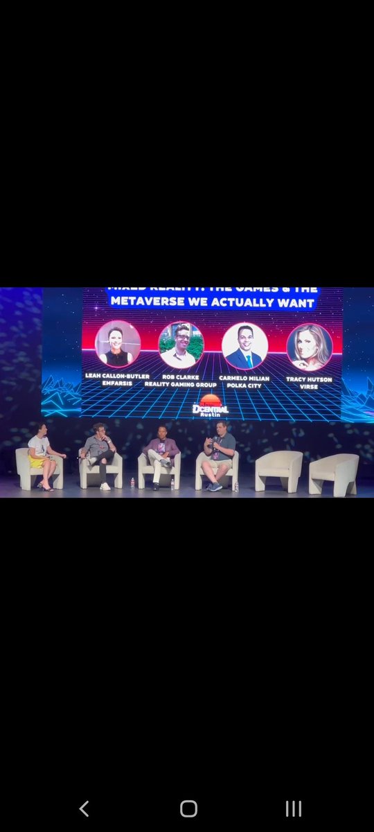 Main stage speaking at #Dcentral. My picture looks much better than me in reality hahaha 😂 

Going into a media interview now! And meeting some reallllllly interesting people after that panel with a lot of questions for us... 🤔😊

<a href="/OfficialTCGCoin/">TCG World</a>