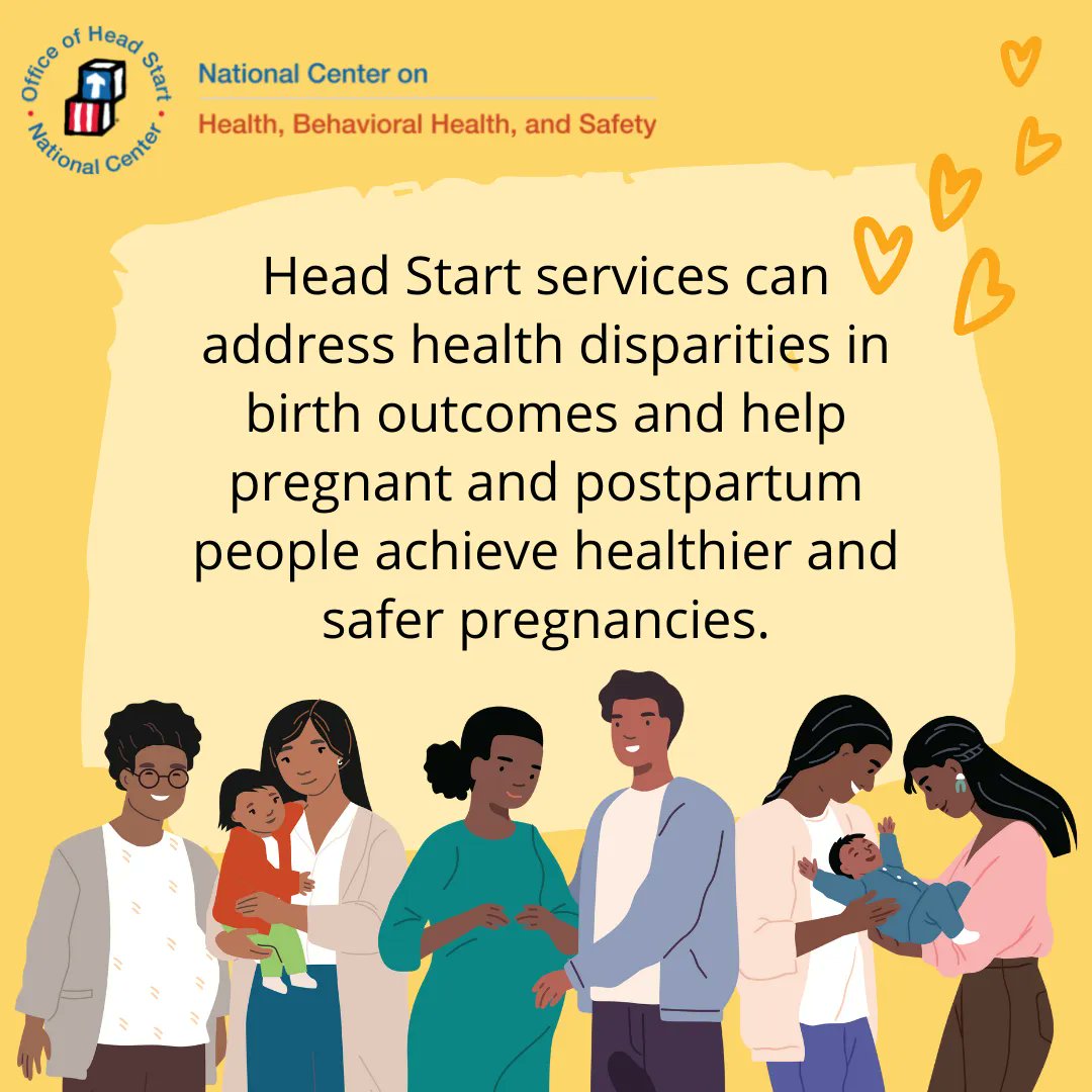 “American Indian, Alaska Native, &amp; Black women are two to three times more likely than white women to die of pregnancy-related causes.” See how Head Start services can address #health disparities in #pregnancy: buff.ly/3LqhFvQ