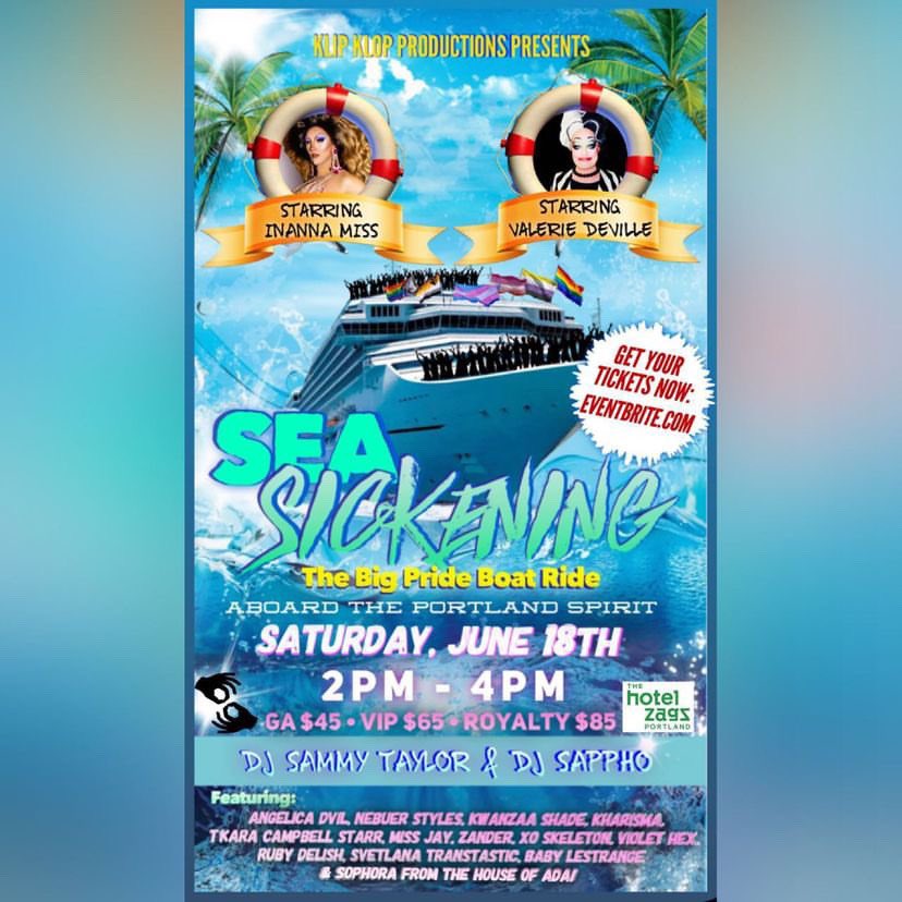 Portland pride boat ride on the <a href="/portlandspirit/">Portland Spirit</a>  #pdx #pdxevents #prideportland eventbrite.com/e/349943298827