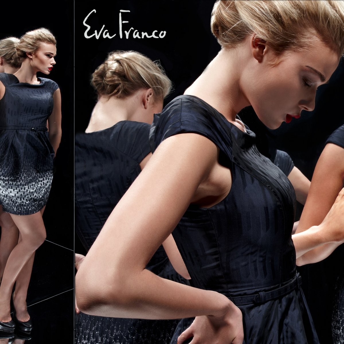 Mirrored set created for Eva Franco shoot.  Inspired by Chanel’s famous mirrored staircase.  Creative, Set and Photo by James Moritz
#fashion #photography