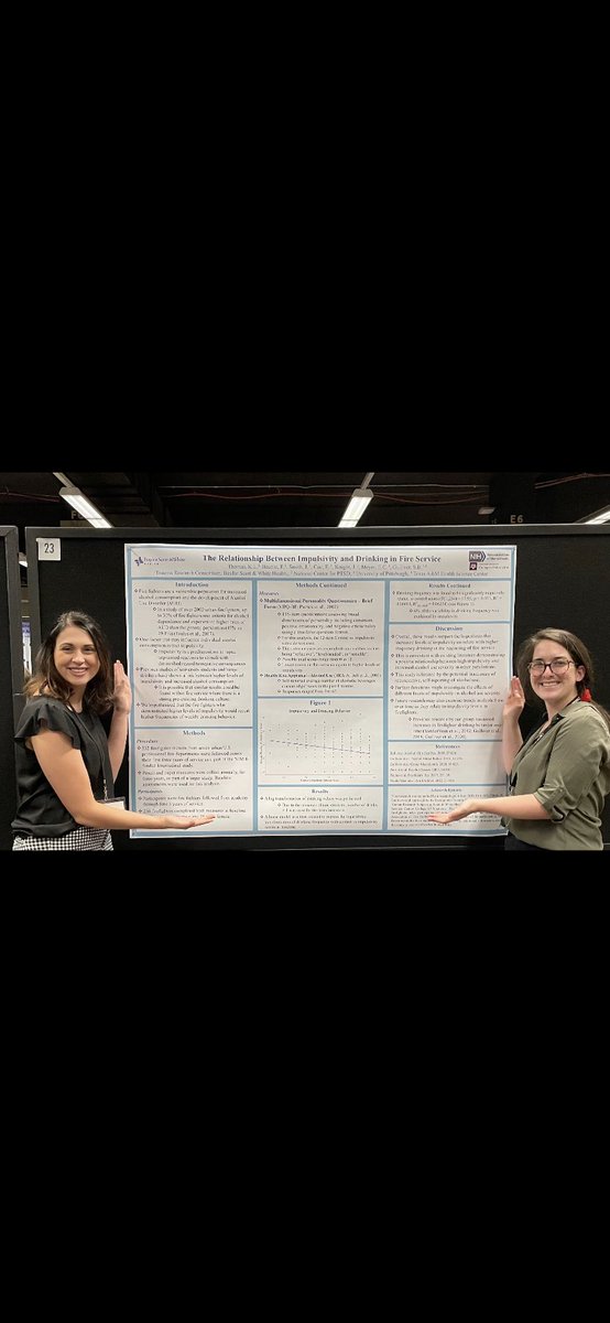 Our wonderful staff, Jordan and Katie, presented on their firefighter research at <a href="/PsychScience/">Association for Psychological Science</a> last week! Way to go!