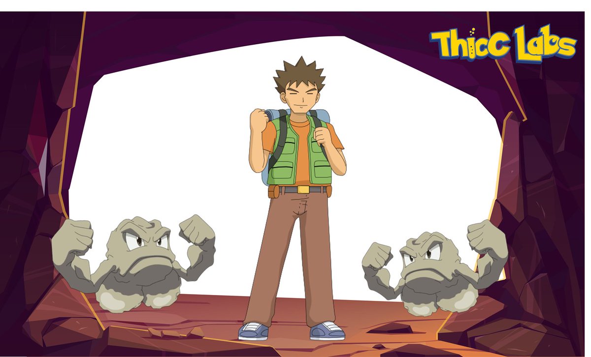 misty_thicc's tweet photo. I bring great news! Gym leader Brock has given me a geodude from his gym to give away. To be able to win you need to do the following:

- Follow me
- Tag at least 2 friends
- Like and retweet

Random winner will be announced on monday 13th. Stay #Thicc! 
#NFTGiveaway #NFT https://t.co/Gwa6x85gTG