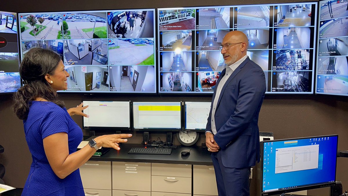 gisdnews's tweet photo. In the News… Tune in to @wfaa this afternoon at 5 p.m. to watch Dr. López share security measures we have in place to keep our students and staff safe in Garland ISD. #TheGISDEffect https://t.co/XYbYhi9dVc