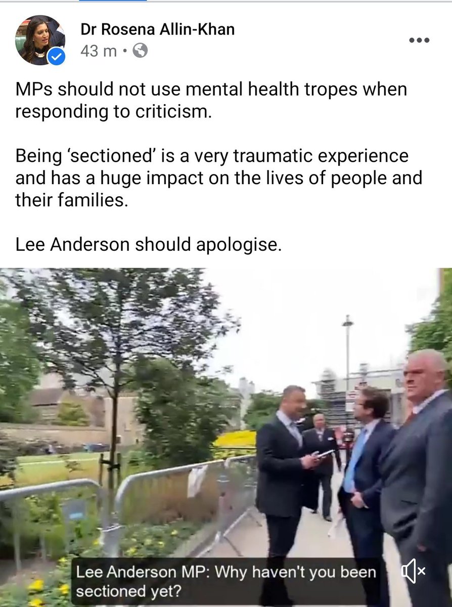 MollerMisha's tweet photo. #leeandersonMP @leeandersonmp you wouldn't have made fun out of #mentalhealth if your family members have been sectioned under MH Act. Vile people like yourself  making young people suffer in silent with their #Mentalhealth issues #EndMentalhealthStigma
#BeaHumanFirst https://t.co/0VOdsj5FsB