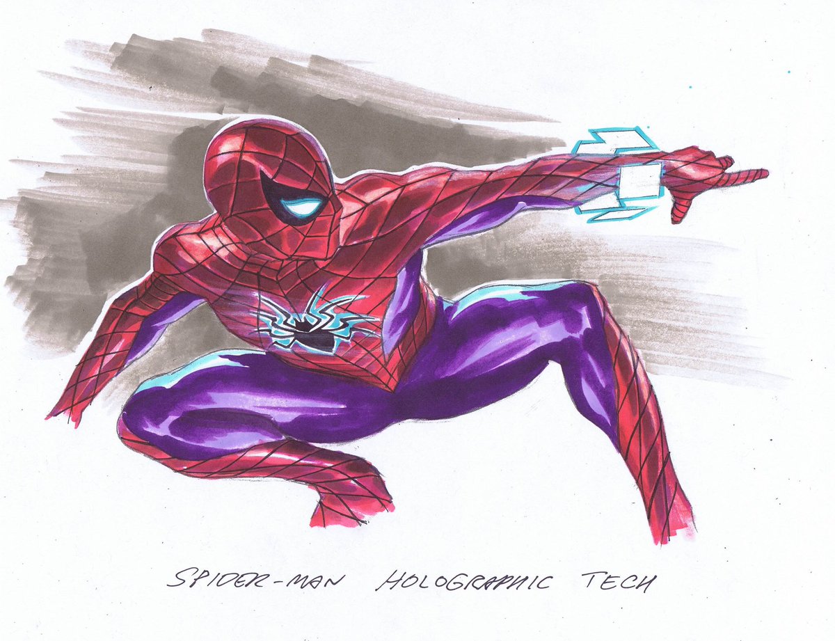 「#spiderman #marvelcomics #comicart #wedn」|Alex Rossのイラスト