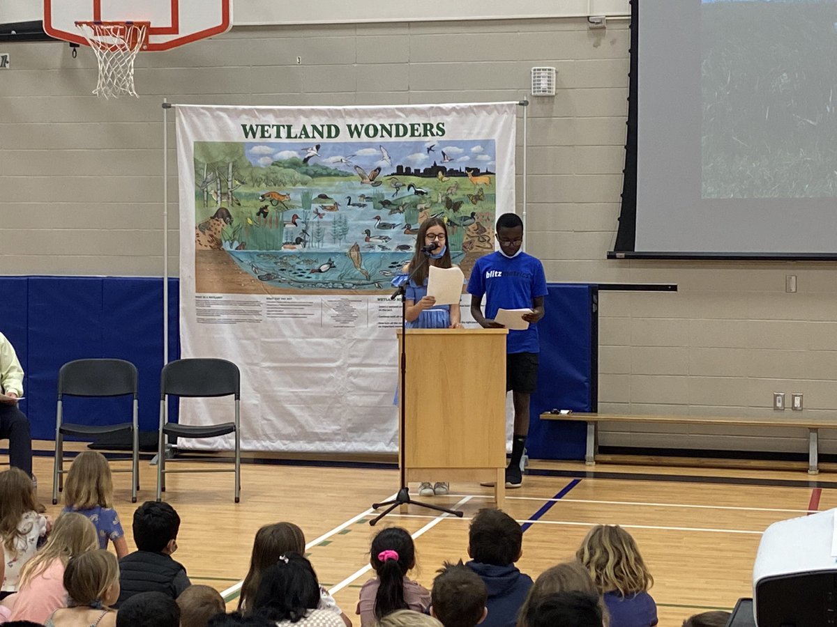 Thank you <a href="/BourgonjeSchool/">CBourgonjeSchool</a> staff and students for your kind words and enthusiasm for the program! Enjoy the rest of your day at  Hyde Park Wetlands! The students did amazing today at the podium!