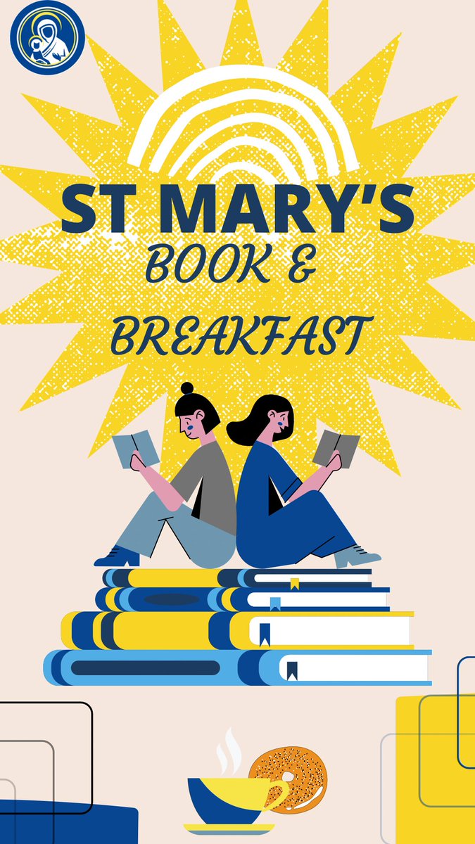 StMarysCVPrima1's tweet photo. 📚BOOK AND BREAKFAST☕️
We invite all of our Year 2 parents/carers to join their child in the morning for our Book and Breakfast.
Date: Thursday 9th June
Time: 8:45-9:00am
#FiatMihi #StMarysSuperStars #BookandBreakfast https://t.co/Ro5koeTLIb