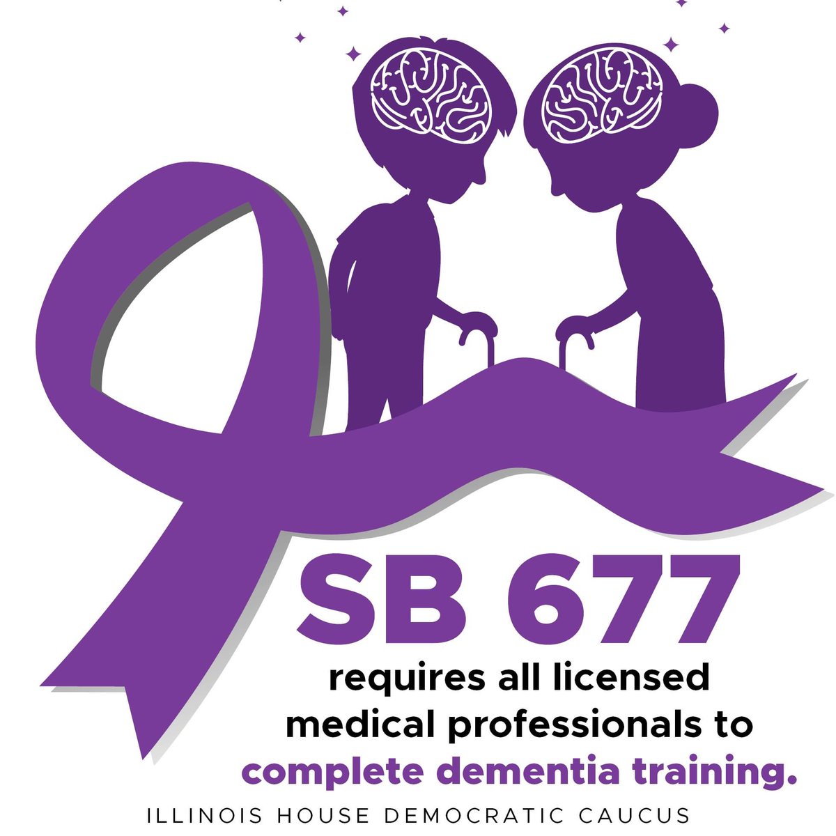 June is Alzheimer’s and Brain Awareness Month. The 102nd Illinois General Assembly passed Senate Bill 677, which requires each person seeking licensure to practice medicine to complete dementia diagnosis, treatment, and care training.