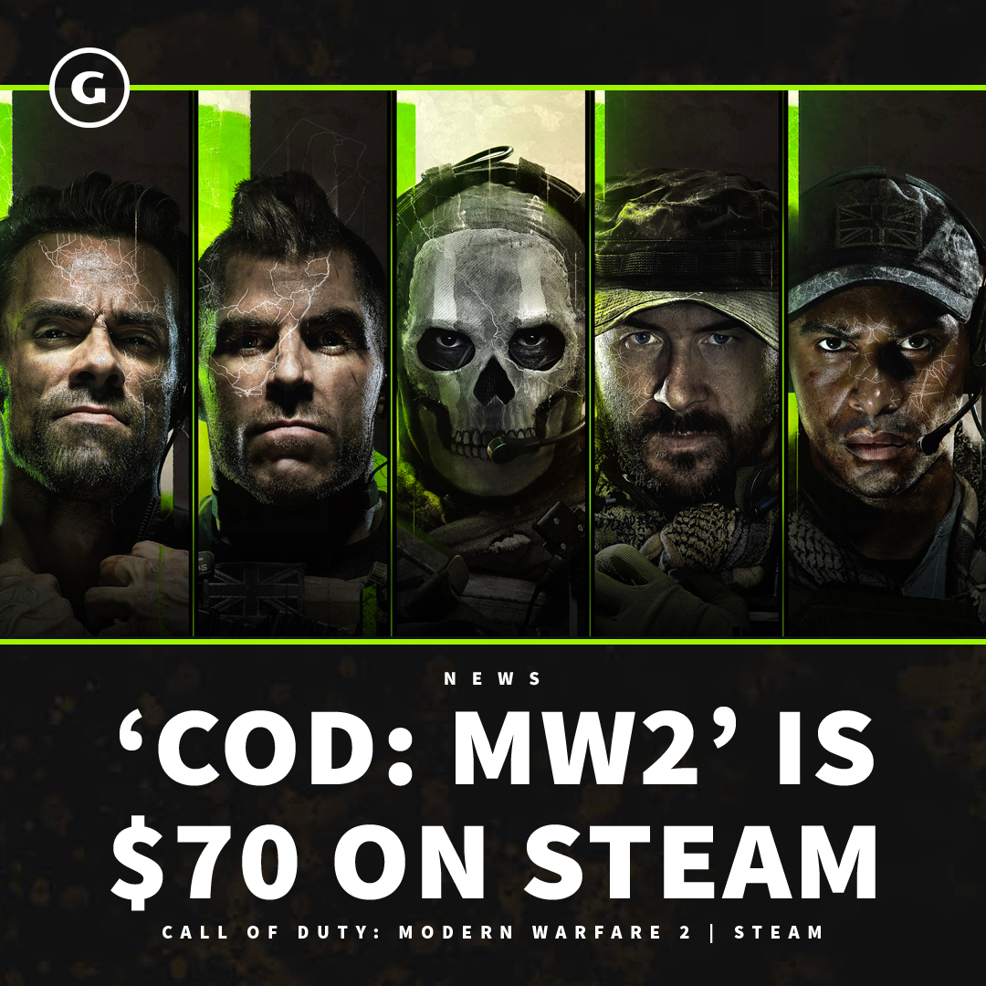 GameSpot on X: Call of Duty makes its return to Steam with 2022's Modern  Warfare 2 at a hefty price tag 🤑  / X