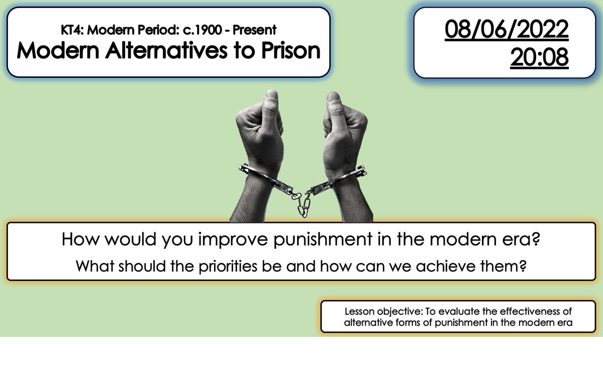 alternative forms of punishment