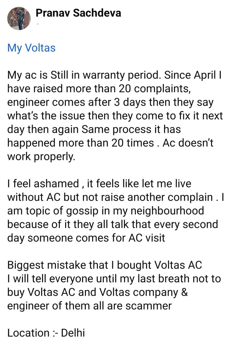 prnvsachdeva656's tweet photo. @myvoltas https://t.co/Bm5VOsAIqQ