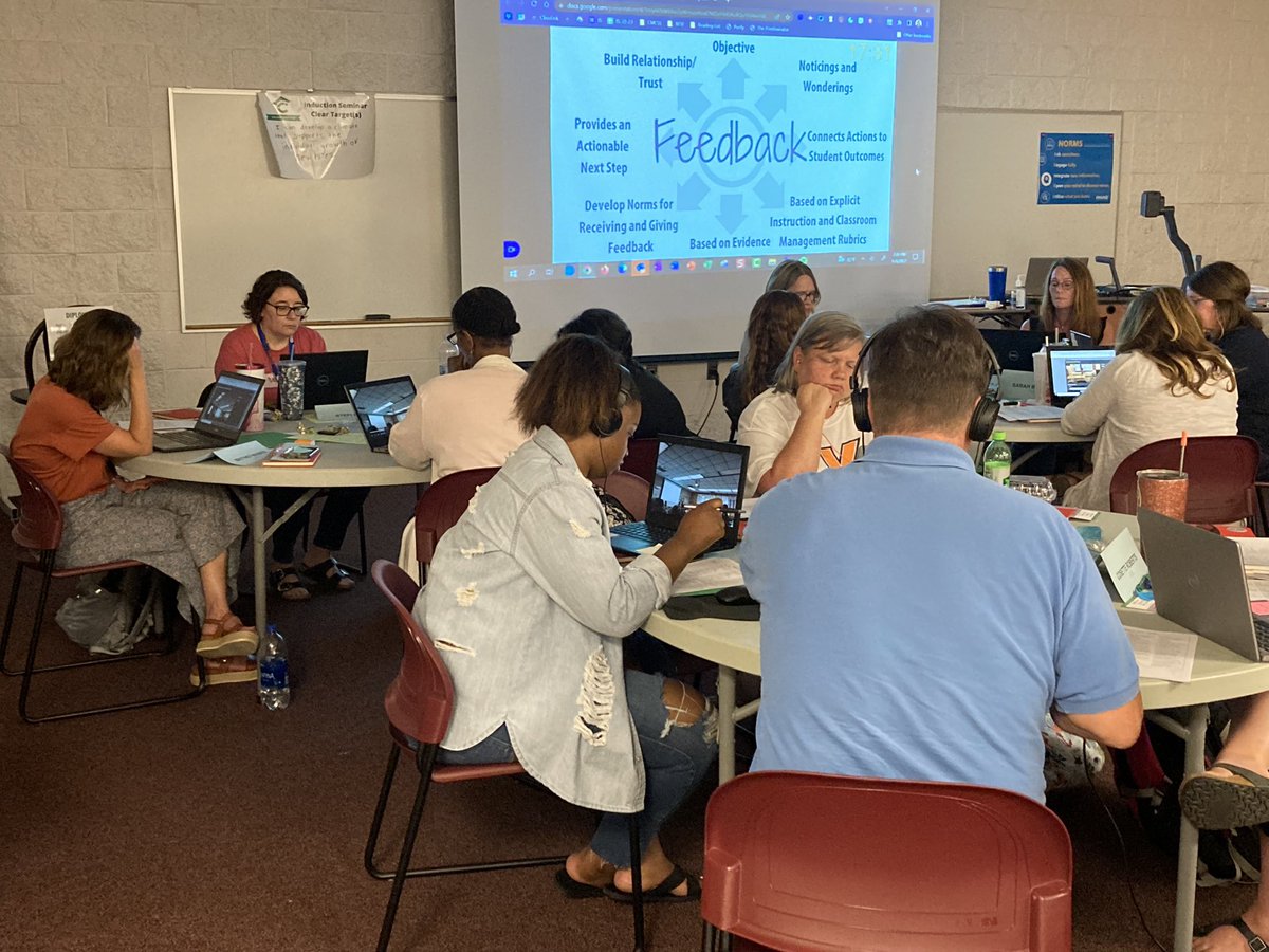 kimdennis_10's tweet photo. SBIS refining their craft in Video Coaching: practicing how to provide meaningful feedback that promotes growth for new hires! #cmcssinduction #cmcssengage https://t.co/YadDEu3fKg