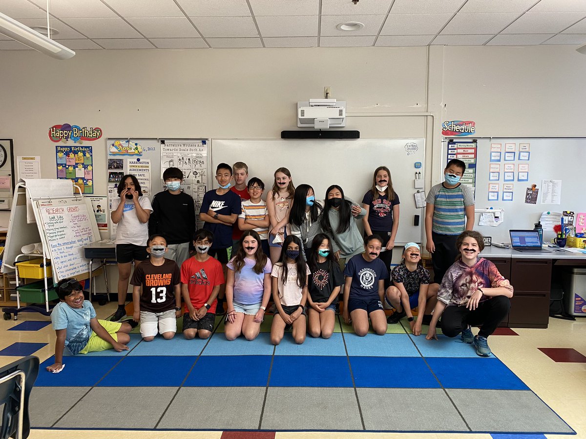MrsClassGrade5's tweet image. Forgot to post M for Mustache Day 🥸 #lpsHAWKS