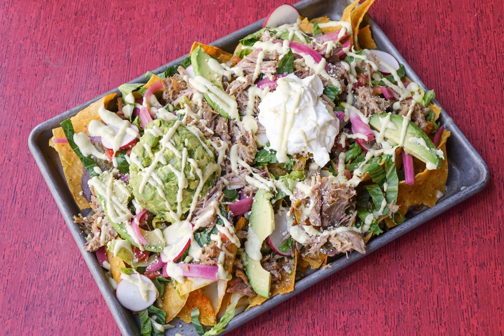 ElTacoATL's tweet photo. Join us tomorrow, Friday Eve aka, #NachoThursday! Create the nacho plate of your dreams every Thursday &amp; pair with a $2 Tecate or $5 house margarita🎉 See you at 5PM! #TheOriginalElTaco https://t.co/NX34aMXMH5