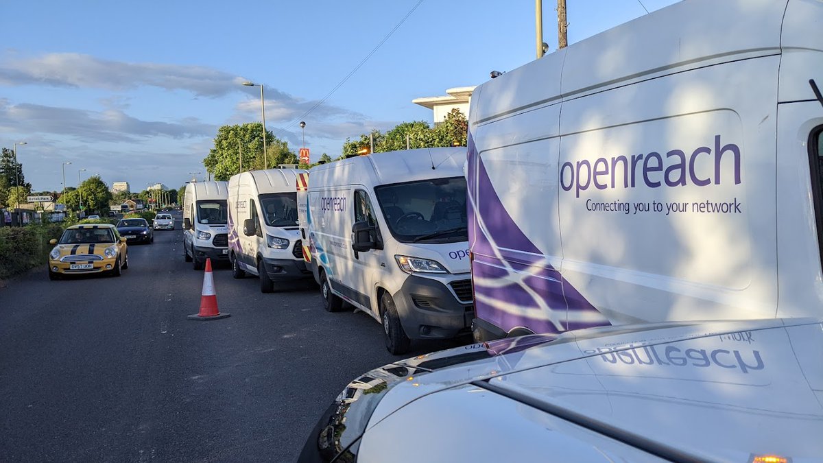 Openreach are on the case.  Roadworks at Brighton Hill roundabout have drilled straight through main Openreach cables between Basingstoke and Dummer.  I spoke to the OR chaps on site - the outage is thousands of circuits - affecting phone, internet, mobile networks, everything.