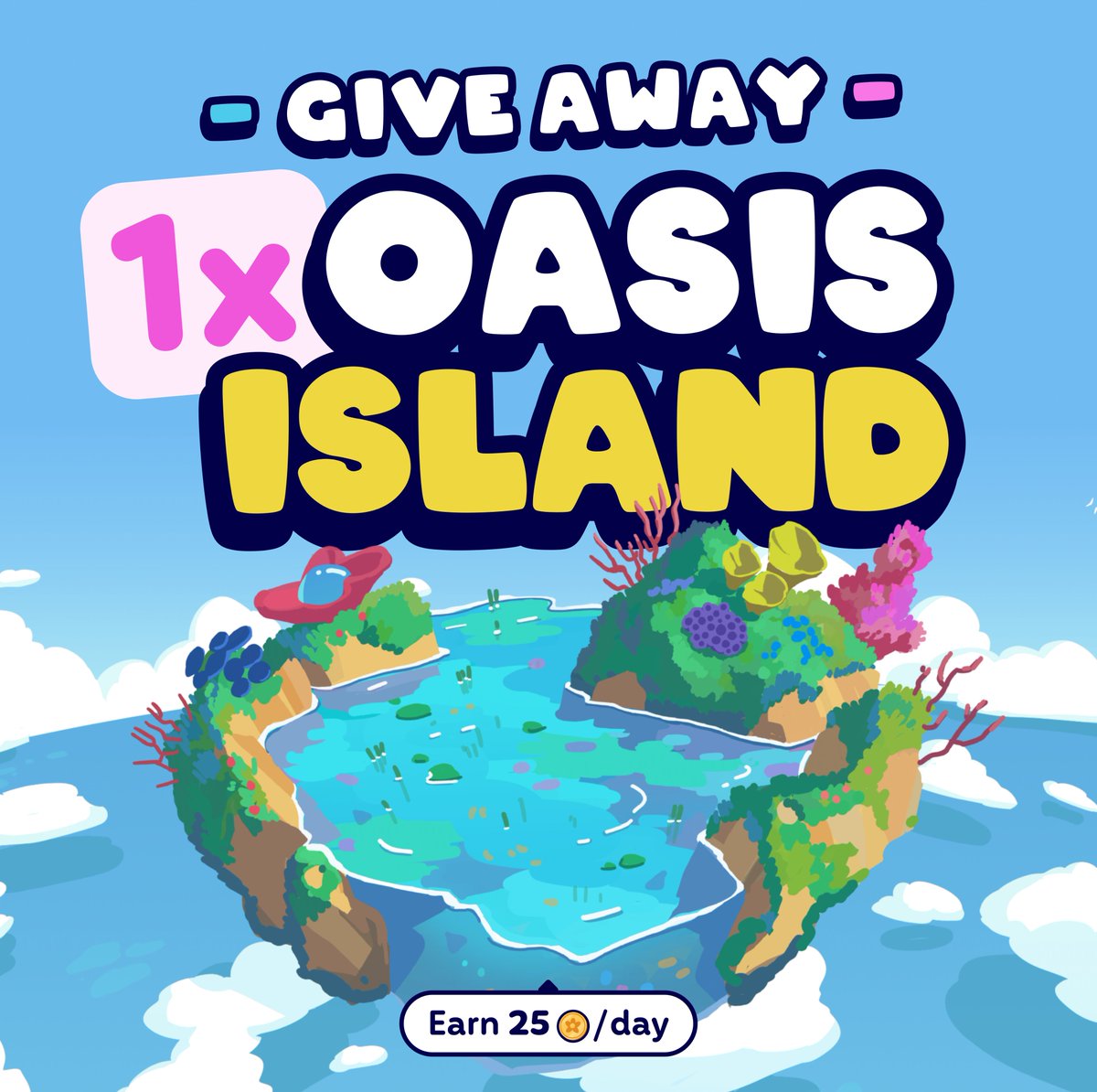 🏝️ OASIS 2.0 IS LIVE 🏝️

Get your first Land in the next 24 hours and have the chance to win:

1x Oasis Islands = 25 $honeycoin per day

Find out how it all works together here: 
flowerfam.gitbook.io/oasis-2.0/

1 Land = 1 Entry Ticket

RT+Like to win 100 $honeycoin 🍯