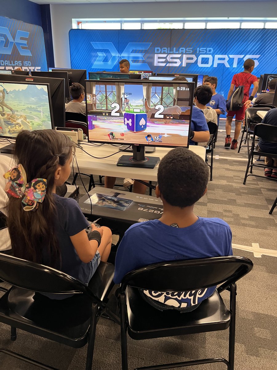 disdactivities's tweet image. DAY 3 of ESports Camp is ready to LEVEL UP! 

The future is right here @dallasschools 

#ESports #DallasISDProud #LevelUp #Gaming 

@TrusteeHenry 
@edwinflorestroy 
@DanforDISD 
@MarshallforDISD 
@joyceforeman16 
@benfordisd 
@for_isd 
@JoeCarreon 
@CamileDWhite1 
@shannontrejo
