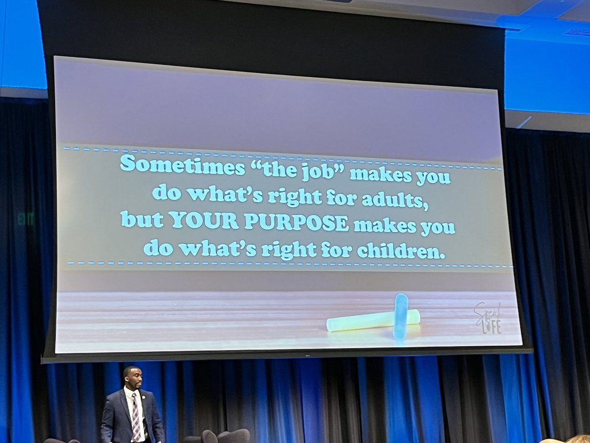 JackieS1119's tweet photo. Powerful words by the BEST keynote speaker, @haywardrjean #purpose #tepsa @TEPSAtalk https://t.co/qO5Zk8ski8