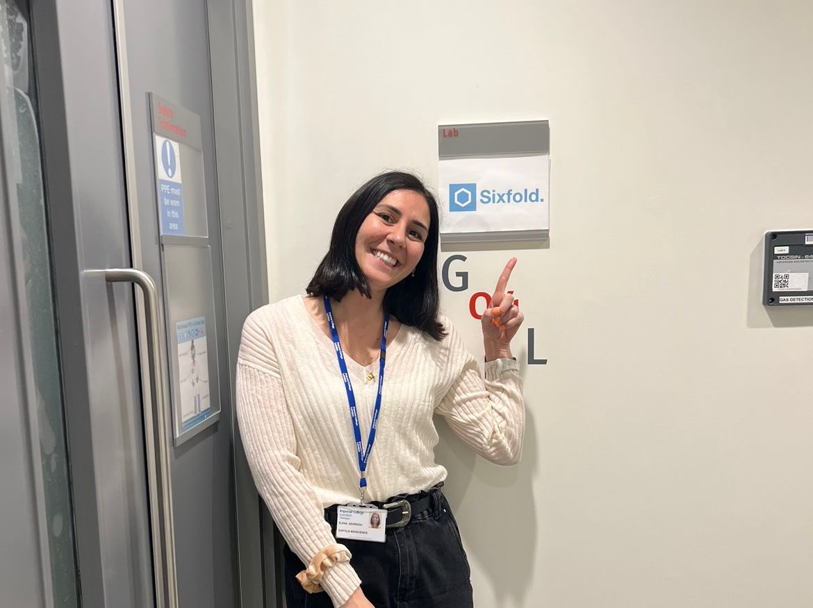 Elena just started her 3 months long PhD internship at <a href="/sixfold_bio/">Sixfold bioscience</a> 🧬
