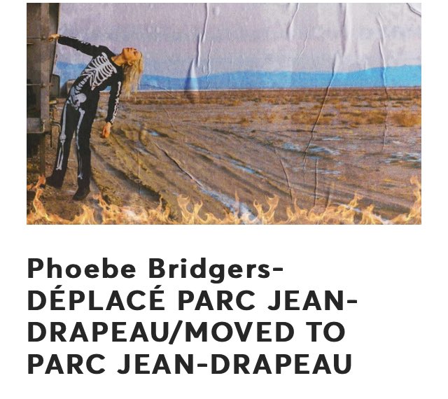 ThreeSwift's tweet photo. Tonight!!!!
@phoebe_bridgers is in Montreal and so am I. 

The wait is over. https://t.co/wkGQgENqc0