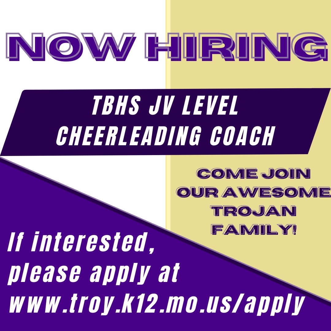 Interested in coaching this year? Apply today to coach our awesome JV squad this fall and winter! If you are interested or have any questions, DM us!